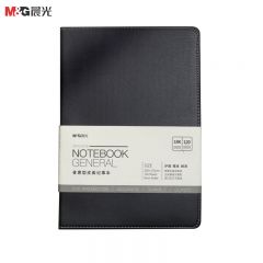 晨光（M&G） APYD1K78A18k/120页黑色学生皮面笔记本普惠皮革本商务办公记事笔记本子