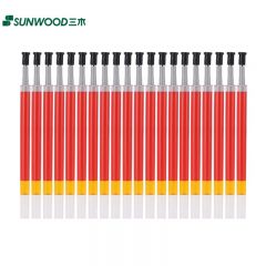 三木（SUNWOOD） GR5按动中性笔替芯0.5mm红色20支/盒（计价单位：盒）