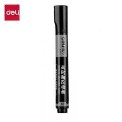 得力(deli) S552 黑色粗头可加墨记号笔 油性大头笔物流笔