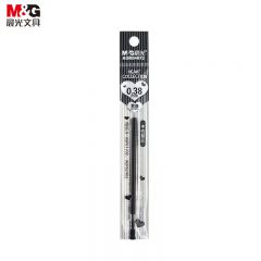 晨光（M&G） AGR64072中性笔芯黑色 全针管签字笔芯 简约水笔替换芯