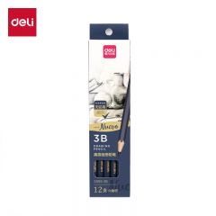 得力（deli） S999-3B 高级美术绘图3B铅笔学生素描速写铅笔 12支/盒