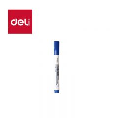 得力 (deli)可加墨白板笔 可擦易擦 单支蓝 办公用品S507