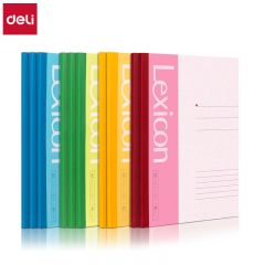 得力（deli） 7653  10本A5/120页无线装订软抄本记事本/工作笔记本子/日记本文具办公用品