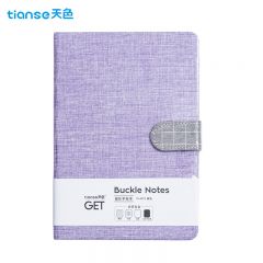 天色（TIANSE） TS-4019 大号布面磁扣本 紫色