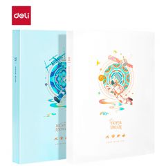 得力 A4/60页资料册活页PQ316-60 颜色随机