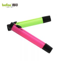 得印（befon） 1123推拉粉笔夹2支装无尘粉笔套教师老师专用粉笔延长器教学绘画工具