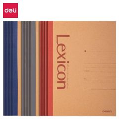 得力（deli） 7636 记事本子简约笔记本加厚练习本文具大学生软面抄创意学生用大号日记本商务办公 A5/40页单本装