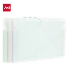 得力(deli)  5737时尚风琴包文件资料手提包A4/8格颜色随机