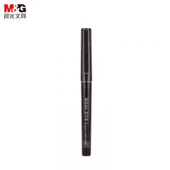 晨光（M&G） ARP41801陶瓷球珠水性签字笔0.5黑色全针管签字笔水性笔笔芯 学生考试大容量水性笔