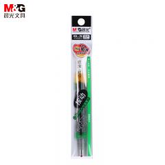 晨光（M&G） AGR67T02按动子弹头中性笔替芯笔芯0.5mm黑色书写顺滑不断墨