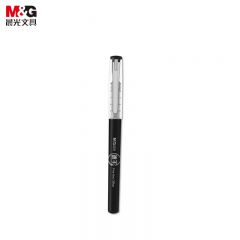 晨光（M&G） ARP50904签字笔0.38mm黑色速干直液式签字笔水笔走珠笔可换芯全针管办公用