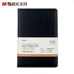 晨光(M&G)   文具32K/160张黑色会议记录皮面本 办公笔记本 普惠型商务记事本子 单本装APY1FK78 考研