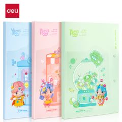 得力（deli） 64527 樱花系列A3折叠试卷夹文件夹学生试卷收纳资料收纳文件保护
