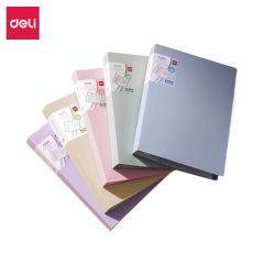 得力（deli） A4/40页莫兰迪色系资料册文件夹奖状收集册产检报告收纳册孕检收纳册乐谱夹72673颜色随机