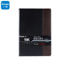 广博（GuangBo）16K120张拼皮记事本16K*120张黑.棕GBP0645