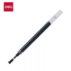 得力（deli）S755大容量中性笔芯0.5mm子弹头黑色