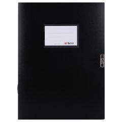 晨光（M&amp;G） 文具 A4/55mm黑色粘扣档案盒PP文件盒资料盒/财务凭证收纳盒ADM94814