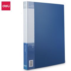 得力（deli）文件夹资料册资料夹插页夹办公收纳学生试卷10至60页文件册 5040_40页