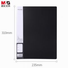 晨光（M&G）ADM95096新锐派资料册收纳册 插袋档案塑料文件册多页资料册 30页 黑色