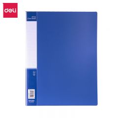 得力（deli） 5020 资料册文件活页收纳册文件夹插页袋学生试卷收纳袋奖状收集册孕检收纳册文件保护 A4/20页