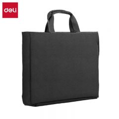 得力（deli） 5573 大容量商务会议包文件包高档手提袋拉链袋便携商务文件资料包公文包 黑 元旦跨年新年礼物