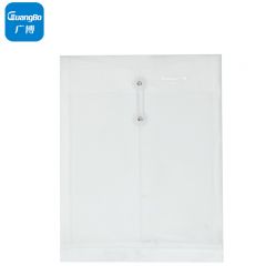 广博 （GuangBo）  12只装A4加厚透明文件袋/PP档案袋P0008