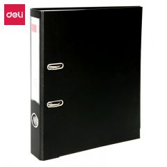 得力（deli） 5480 欧式带孔快劳夹A4加厚活页夹文件打孔夹资料文件册双孔加厚合同插页档案夹快捞夹 2英寸背宽52mm-黑色