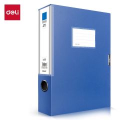 得力（deli） 5683  1只55mmA4塑料文件盒档案盒 加厚资料盒239*317*55mm财务凭证考试收纳