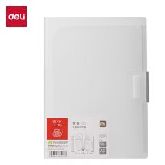 得力（deli） 72615  A4试卷文件套文件夹连中三元加厚加宽大容量资料袋文件快递袋票据学生试卷收纳 白