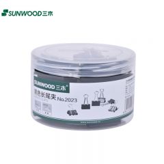 三木（SUNWOOD） 2023 32mm黑色长尾夹3号24只/筒（计价单位：筒）