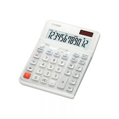 卡西欧（CASIO）3度人体工学计算器大型办公计算器人体工学阶梯按键大型办公计算器DE-12E