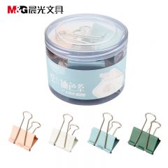 晨光（M&G） ABS916CC 12枚50mm彩色长尾夹票夹优质水性漆