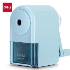 得力（deli） 71171削笔机(浅蓝)(个)粗细可调卷笔刀自动进笔转笔刀