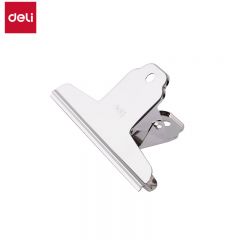 得力(deli)  山形铁票夹 9534 127mm 银色 (4个/袋 1.00 盒/袋)金属材质 美观大方