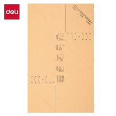 得力（deli） BR109通用凭证包角 25张 230*140mm 凭证装订包角封面纸