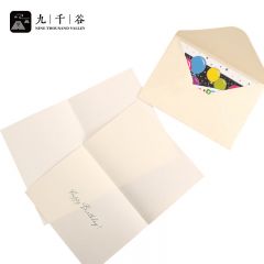 九千谷  贺卡情人节七夕表白卡片精美信封生日礼物心愿卡教师节感恩卡3261
