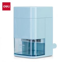 得力（deli） 71172竖式削笔机 自动进笔转笔刀/卷笔刀自动排断芯卷削顺滑 儿童学生开学文具考试生日礼物蓝