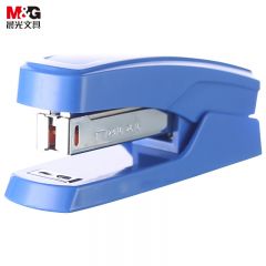晨光（M&G） ABS916B4普惠型简易12号订书机蓝色便携商务耐用订书器 办公用品