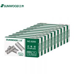 三木（SUNWOOD） 8200订书针10号1000枚/盒10盒/包（计价单位：包）