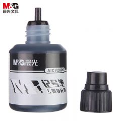晨光（M&G） AICV2005可加墨记号笔补充液黑色可加墨记号笔补充液经济型大容量墨水