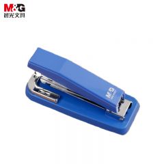 晨光（M&G） ABS9162711订书机360度摇12号蓝色耐用便携订书器