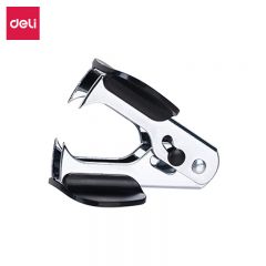 得力（deli） 12#高效便捷起钉器拔钉器 带安全锁 订书机配套工具 黑色0231