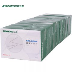 三木（SUNWOOD） 8062 2号大头针 50g*10盒装 大头针/固定针/珍珠针/定位针/布艺针布艺手工办公固定家用DIY