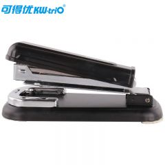 可得优 旋转式订书机钉订书器小号骑马中缝订书机订书器 可装订20/25页 5828黑色