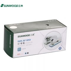 三木（SUNWOOD） 8120带起钉器订书机12号蓝灰随机（计价单位：个）