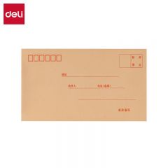 得力（deli） 33211 5号牛皮纸信封 220*110mm个牛皮纸黄色信封 邮局标准信封