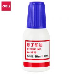 得力（deli）9873原子印油 快干印油 得力印油 蓝色