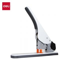 得力（deli） 0485省力重型订书机(白) 大号加厚重型订书机