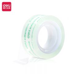 得力（deli）30079学生胶带18mm*18m*38um(4卷/筒)