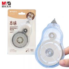 晨光（M&G） ACT56105白色本味修正带30M*5mm学生用透明纯色改正带ins风简约顺滑不易断涂改带